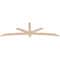 Ekena Millwork Alberta Smooth Timber Gable Bracket, Douglas Fir, 84"W x 28"H x 1 1/2"D x 3 1/2"F, 8/12 Pitch GBW084X28X0204ALB00SDF - alternate 2